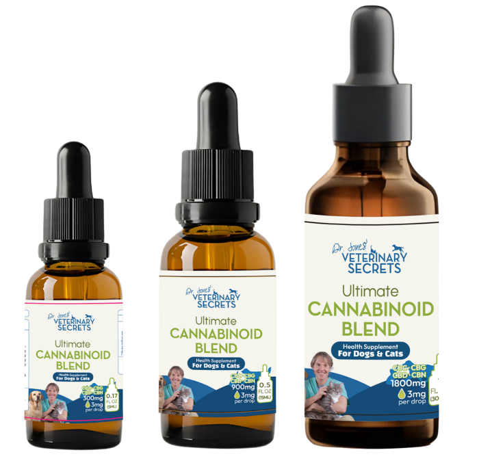 Dr. Jones' Ultimate Cannabinoid Blend for Dogs and Cats