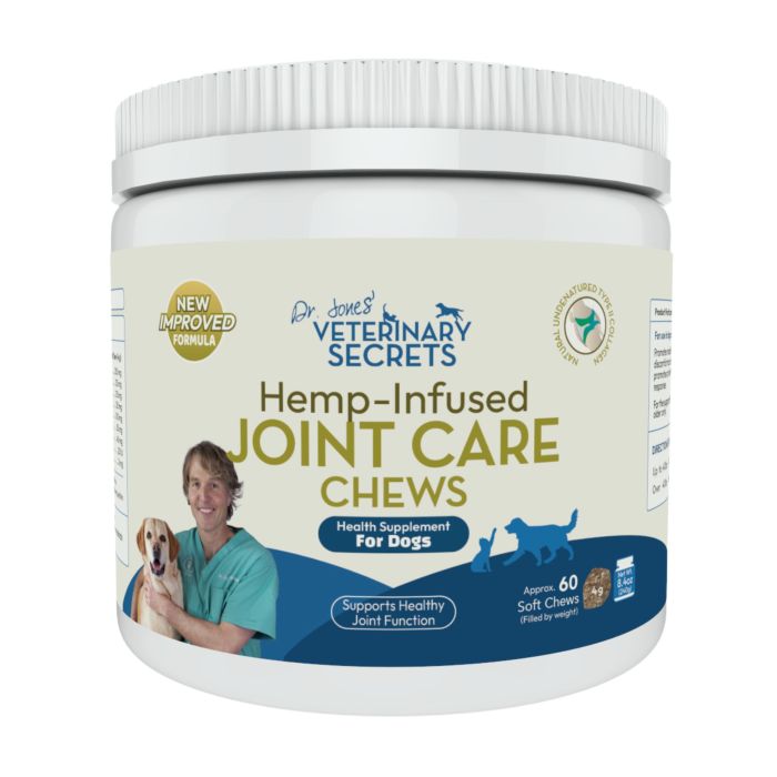 Dr. Jones' Undenatured Type 2 Collagen Joint Care Chews for Dogs